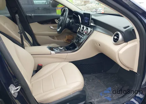 2018 Mercedes-Benz C 300 4Matic из США, поврежденный, VIN WDDWF4KB1JR318890